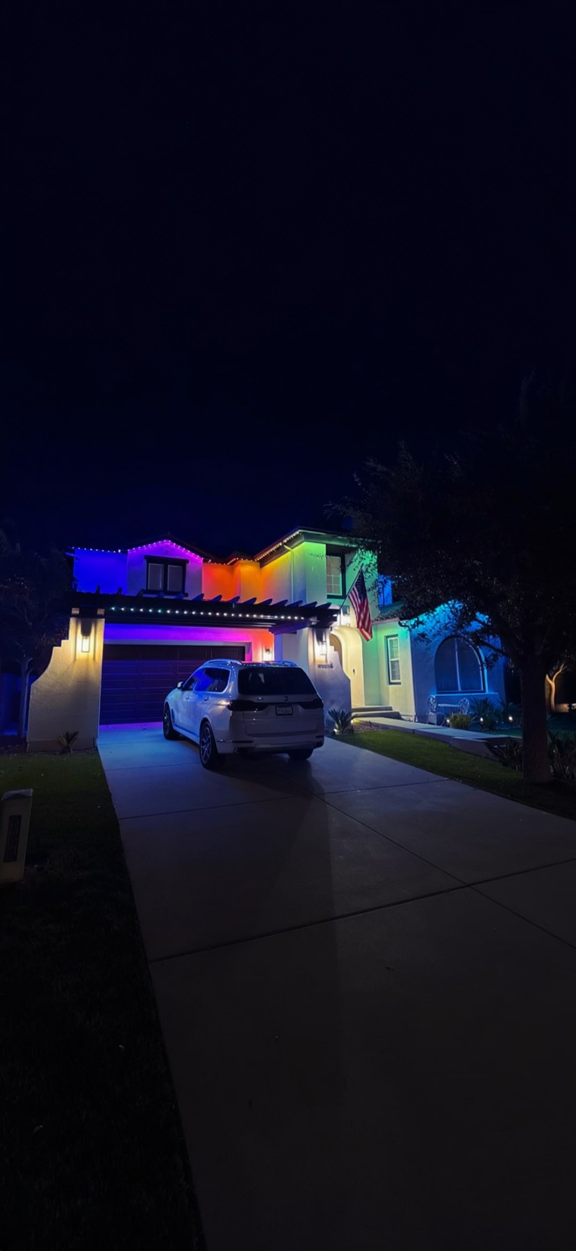 Permanent LED install, multicolor